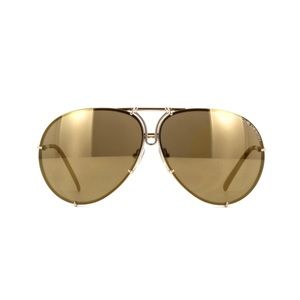 Kardashian/Jenner GOLD Porsche Design Aviators NIB